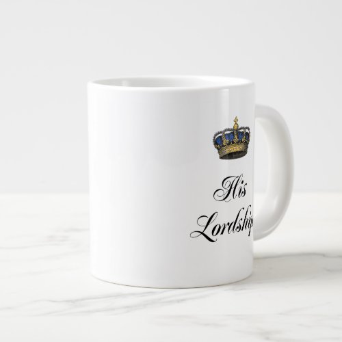 His Lordship Large Coffee Mug