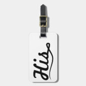 His Luggage Tag (Front Vertical)