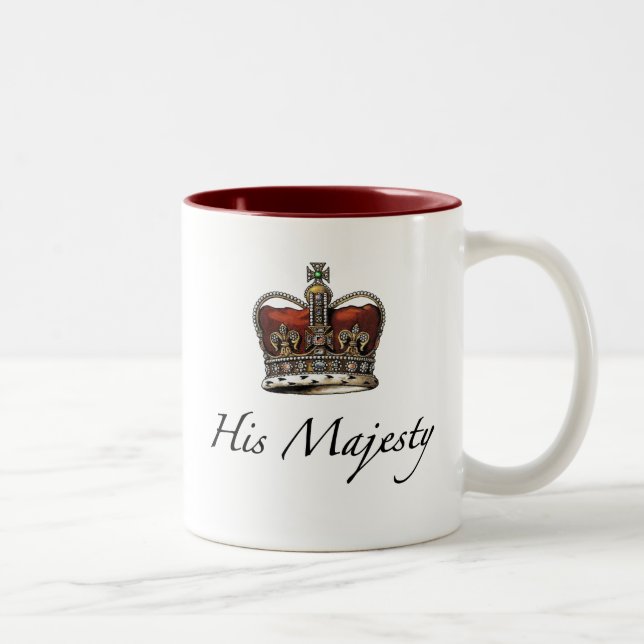 His Majesty, His Highness Two-Tone Coffee Mug (Right)