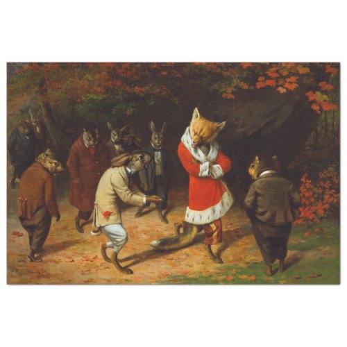 His Majesty Receives by William Holbrook Beard Tissue Paper