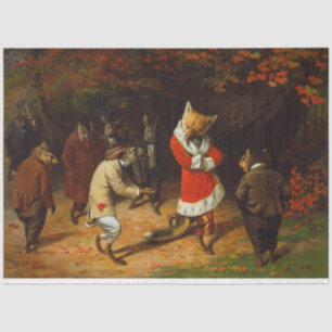 His Majesty Receives (by William Holbrook Beard) Tissue Paper