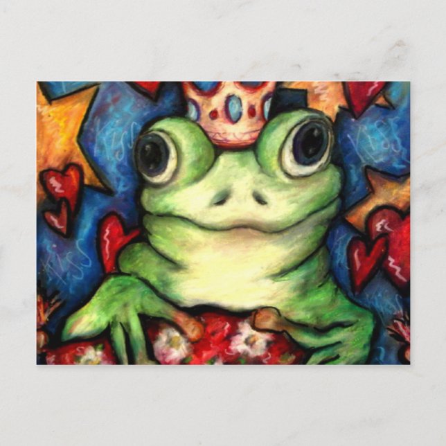His Majesty The Frog Prince Postcard (Front)