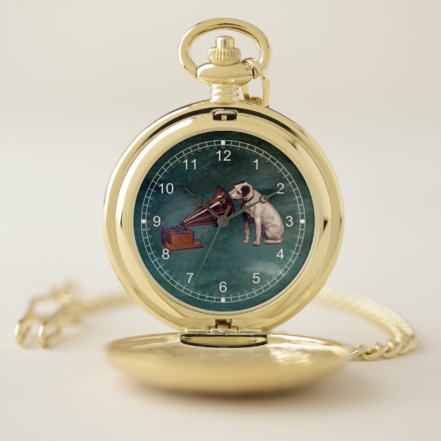 His Master's Voice Father's Day Pocket Watch (Inside)