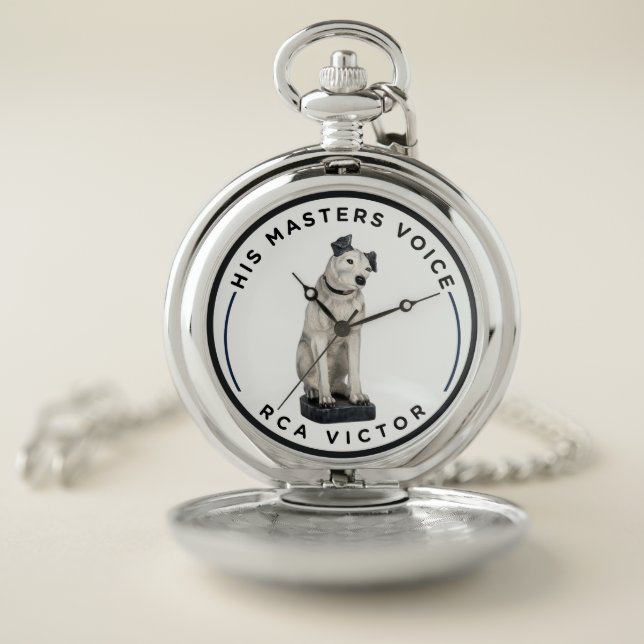 His Master's Voice RCA Victor Pocket Watch (Inside)