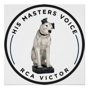 His Master's Voice RCA Victor Poster