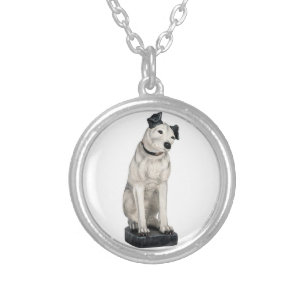 His Master's Voice Signature Nipper The Dog Silver Plated Necklace