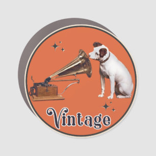 His Master's Voice Vintage Car Magnet
