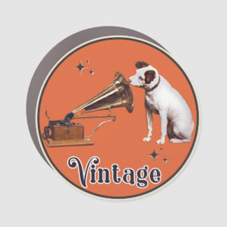 His Master's Voice Vintage Car Magnet