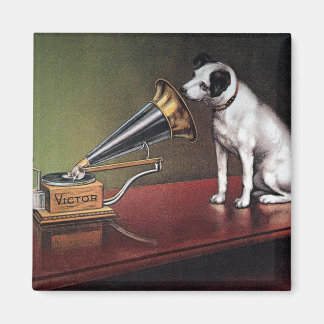 His Master's Voice Vintage Color Magnet