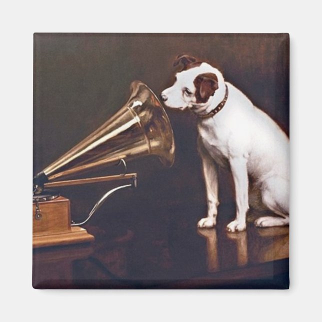 His Master's Voice Vintage Magnet (Front)