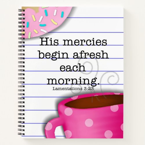 His Mercies 85x11 Inspirational Journal