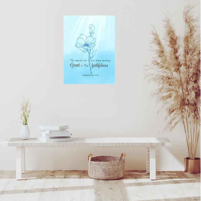 His mercies are new every morning Bible verse Wall Decal (Creator Uploaded)