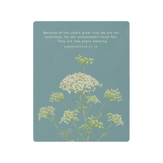 His mercies are new every morning metal wall art