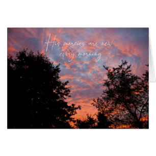 His mercies are new every morning, Parakaleo note Cards