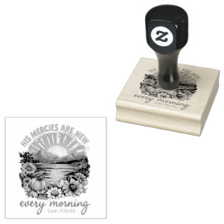 His Mercies Are New...  Rubber Stamp