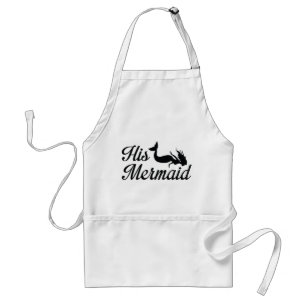 His Mermaid Adult Apron