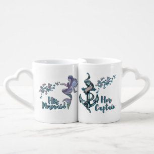HIS MERMAID / HER CAPTAIN COFFEE MUGS SET