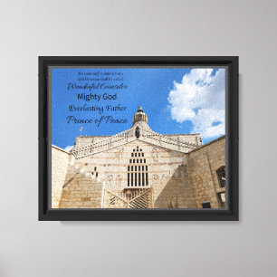 His Name is Wonderful Counselor Canvas Print