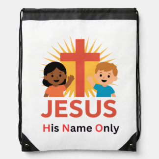 His Name Only - Drawstring Bag