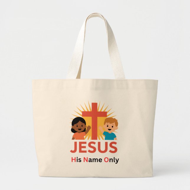 His Name Only - Tote Bag (Front)