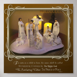 His name shall be called - Isaiah 9:6  Acrylic Photo Tile