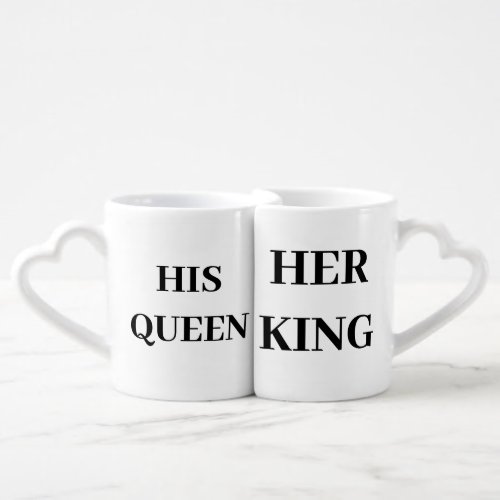 His Queen And Her King Coffee Mug Set