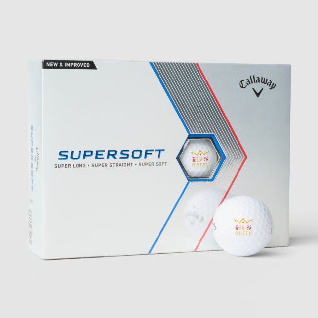 His Queen Golf Balls (Packaging)