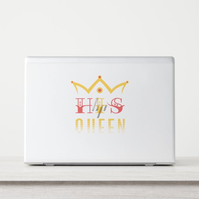His Queen HP Laptop Skin (Front)