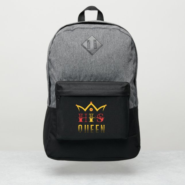 His Queen Port Authority® Backpack (Front)