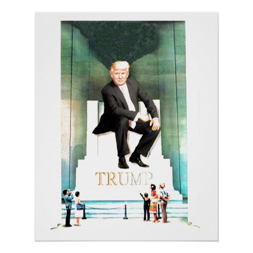 His Royal Fakeness Donald Trump Poster