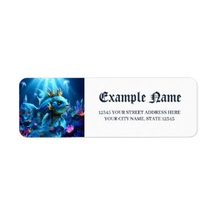 His Royal Fishness Label