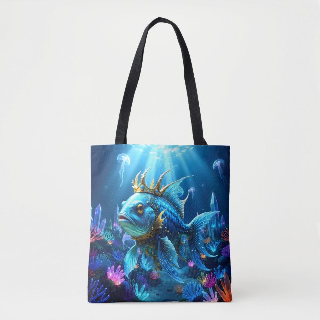 His Royal Fishness  Tote Bag (Front)