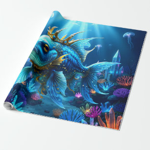 His Royal Fishness  Wrapping Paper