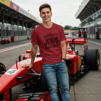 His "Sundays are for Jesus and Racing"