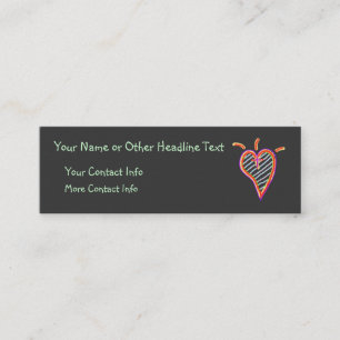 His ~ template mini business card