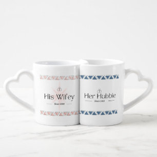 His Wifey & Her Hubbie Mug Set