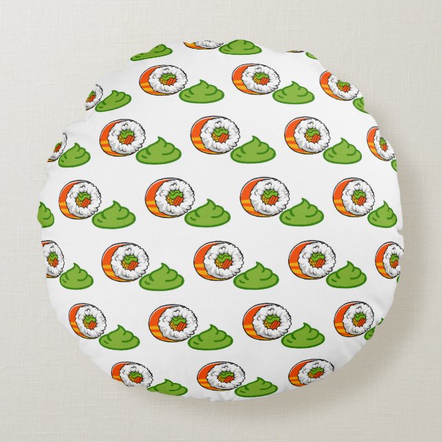 Hisashi Round Pillow (Front)