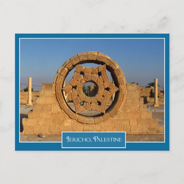 Hisham's Winter Palace in Jericho, Palestine Postcard (Front)