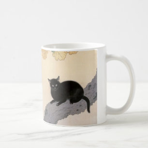Hishida Shunsō , “ Black Cat ” Coffee Mug