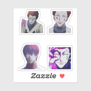 hisoka hunter x hunter anime sticker pack 