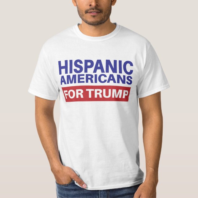 Hispanic Americans For Trump - Election 2020 Repub T-Shirt (Front)