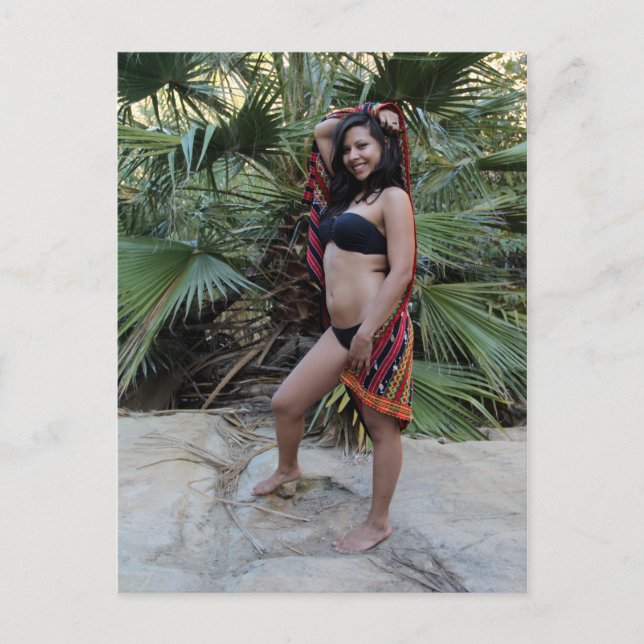 Hispanic Beauty Postcard (Front)