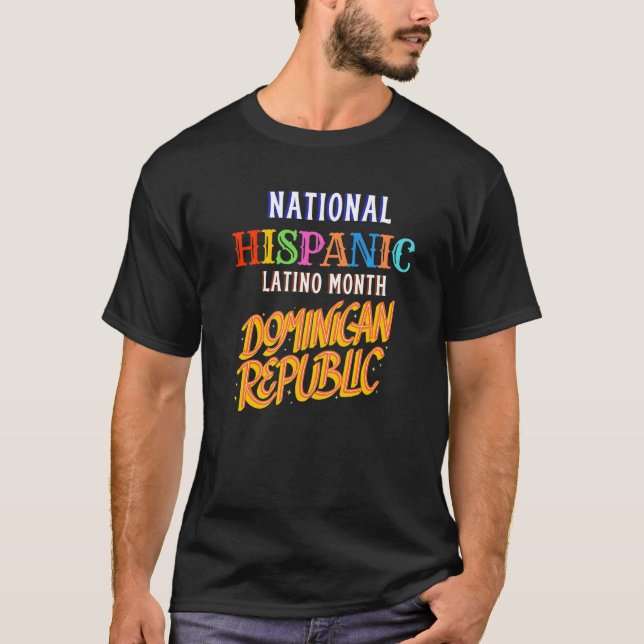 Hispanic Ceremony Month Prideful Latin Spanish Ami T-Shirt (Front)