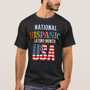Hispanic Ceremony Month Prideful Latin Spanish Ami T-Shirt
