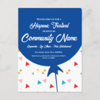 Hispanic Festival Heritage Month Flyer