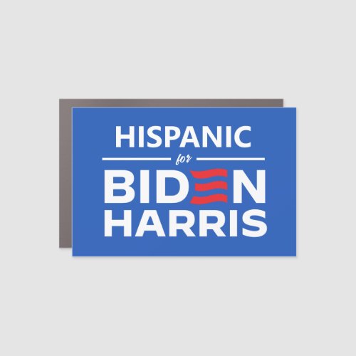 Hispanic for Biden Harris Car Magnet