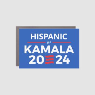 Hispanic for Kamala Harris Car Magnet