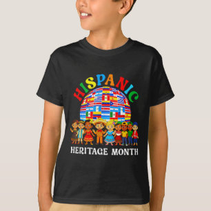 Hispanic Heritage Month All Latin Countries Boys G T-Shirt