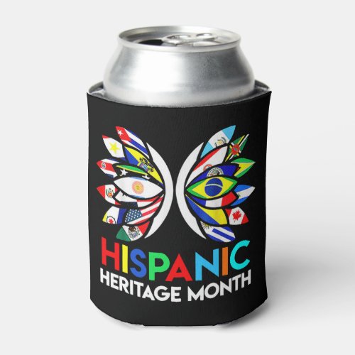 Hispanic Heritage Month Butterfly Can Cooler