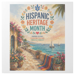 Hispanic Heritage Month Coastal Celebration Gallery Wrap
